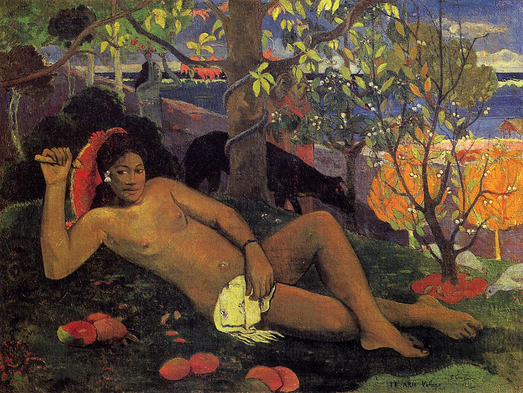 Te arii vahine (The King’s Wife) by Paul Gauguin